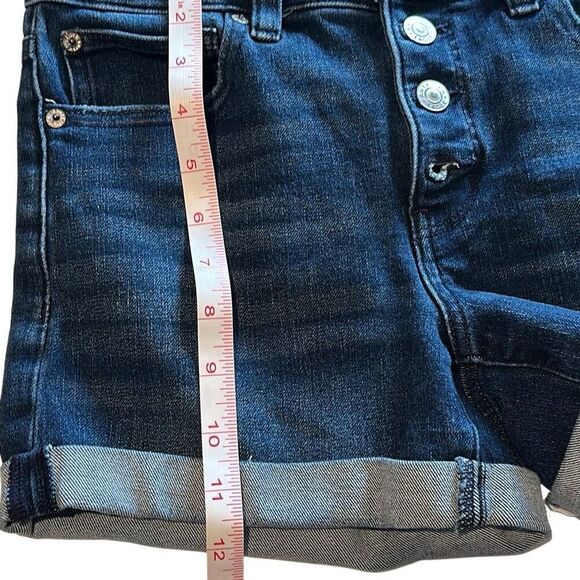 American Eagle Outfitters The Dream Short Midi ladies size 6 Jean Shorts Button - Picture 9 of 12